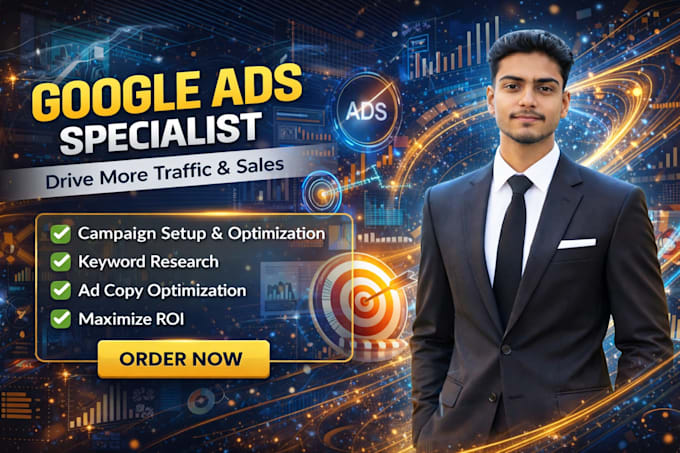 setup, optimize and manage google ads adwords PPC campaigns
