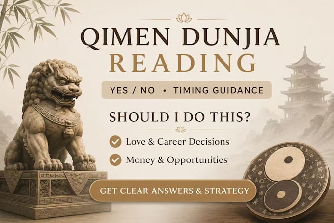 do yes or no reading for decisions, timing and clear answers fast with qimen