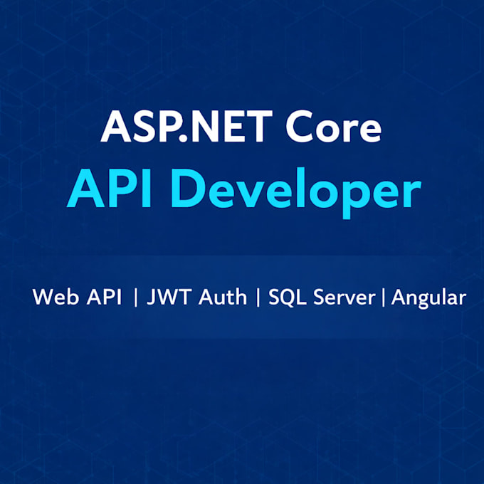 build asp net core web API with jwt authentication and frontend with angular