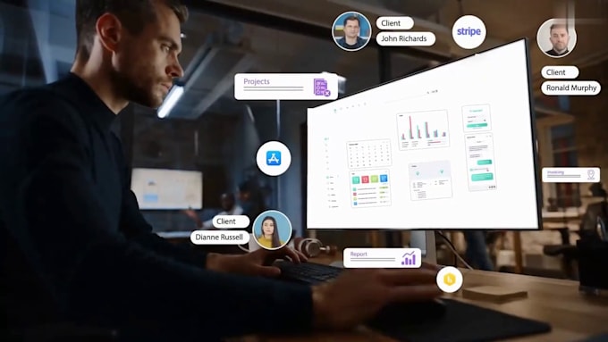 create a professional 3d saas product animation and tech explainer video