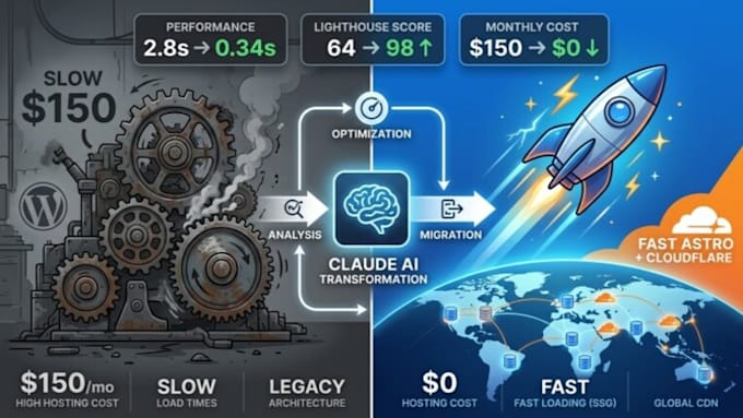 migrate your wordpress website to astrojs for blazing fast performance