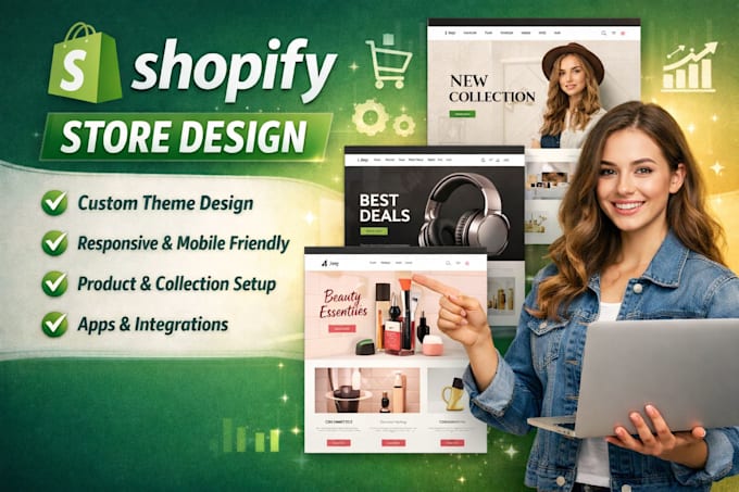 design a professional shopify store for your business