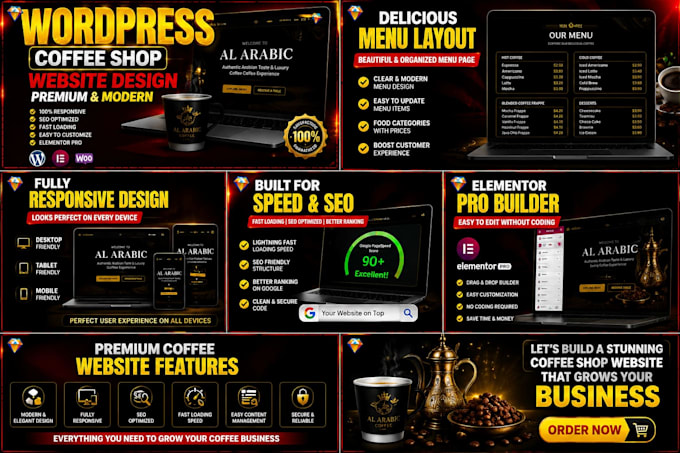 design a modern responsive wordpress landing page