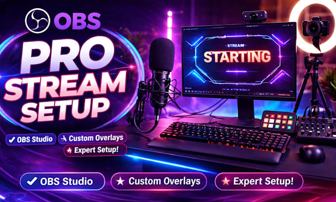 setup obs studio and streamlabs for professional live streaming and recording