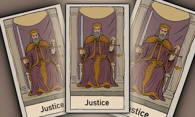 draw tarot card illustrations in any style