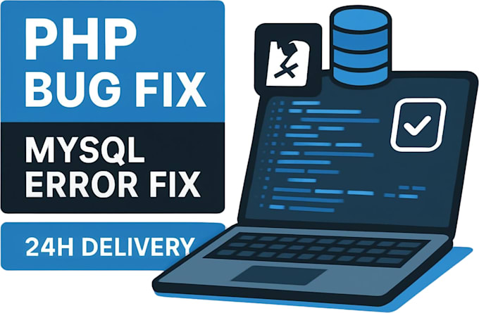 fix PHP bugs, debug errors, and resolve mysql database problems fast