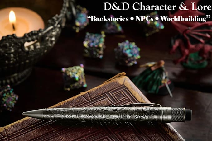 create dnd characters, backstory, lore and for your campaign