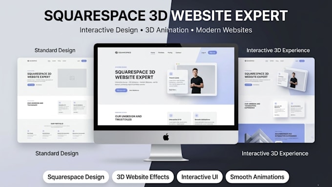squarespace interactive website 3d squarespace website 3d website animation