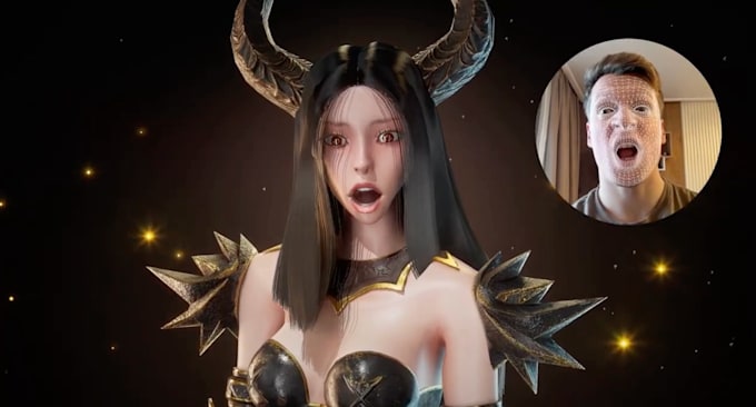 virtual platform ready avatar,glb,vrm,rig3d ai model,vtubing,livelink blendshape