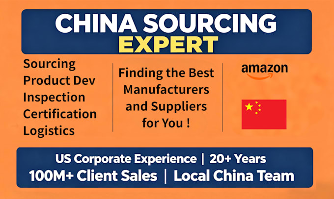 be sourcing and product development expert