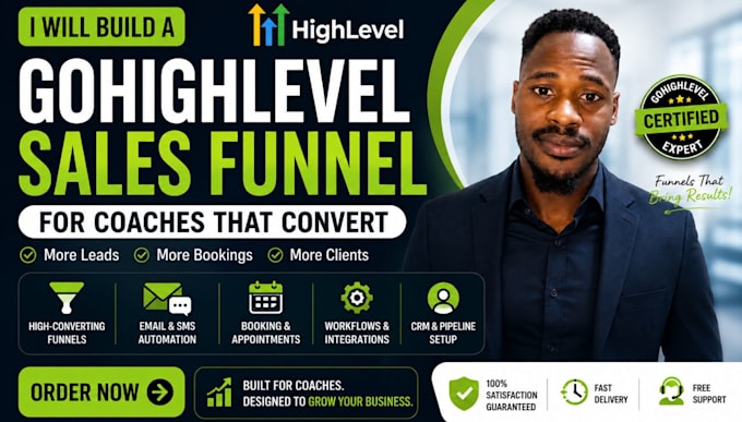 build a gohighlevel sales funnel for coaches