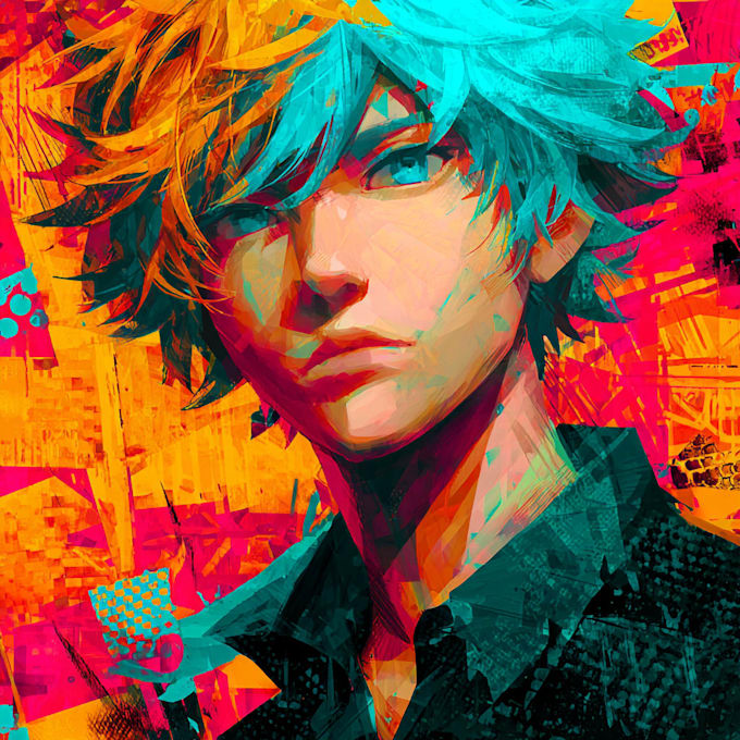 do anime character art