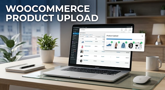 do wordpress data entry and woocommerce product upload