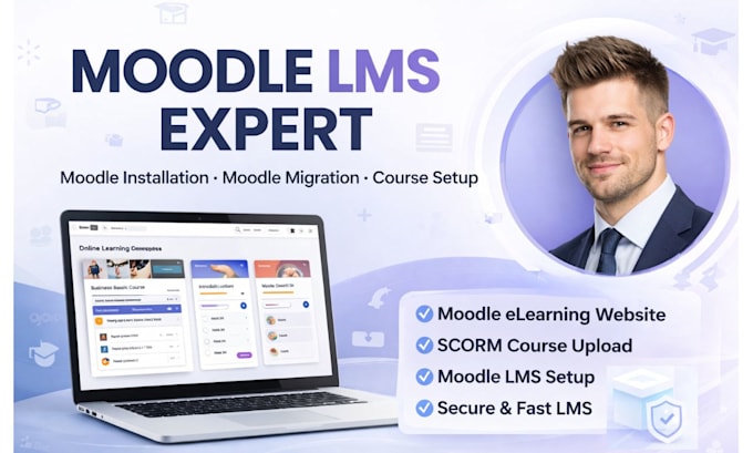 develop moodle lms elearning website moodle course migration moodle installation