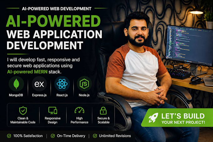 develop ai website, ai chatbot, ai web application, ai software developer