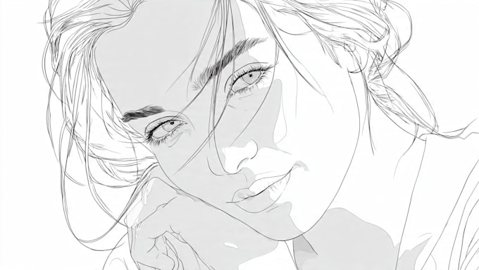 do vector line art drawing