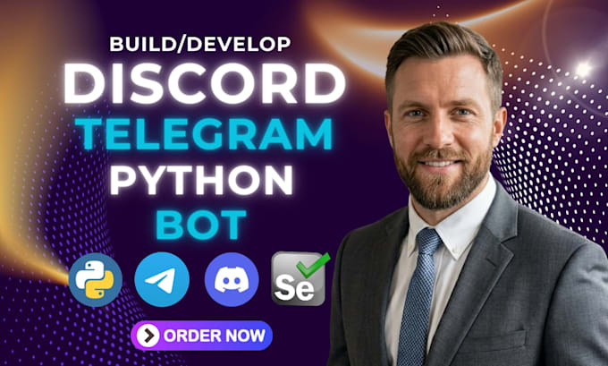 build python bot web scraper automation ai telegram discord bot