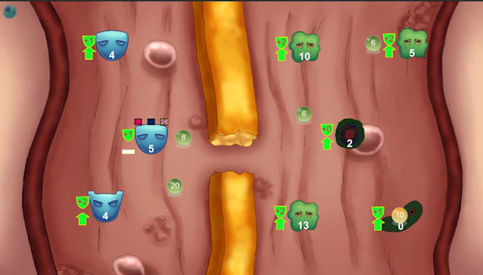 create a small 2d game in unity