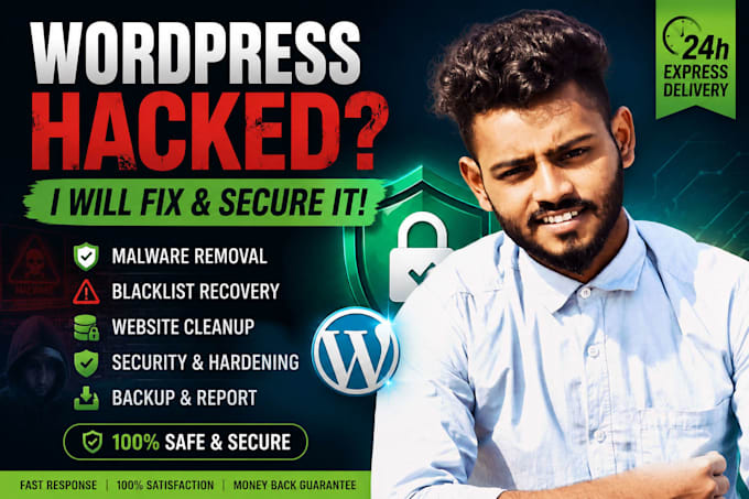 remove wordpress malware,fix hacked websites,and secure your wordpress site