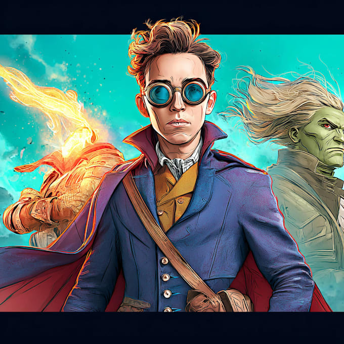 Create your design your comic character by Afraxo24 | Fiverr