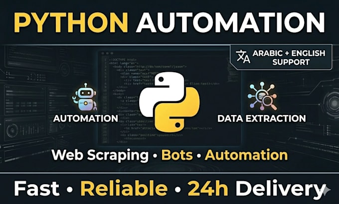 do python web scraping, automation, and data extraction