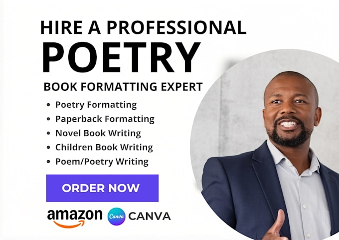 upload, format poetry formatting, ebook manuscript formatting, poem amazon kdp