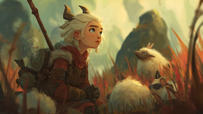 create a fantasy illustration