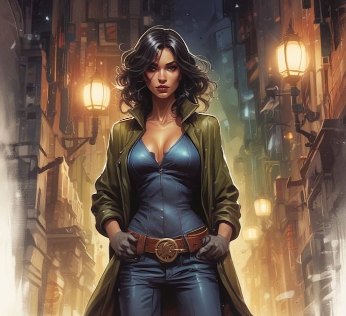 design comic book illustration with comic book illustrator