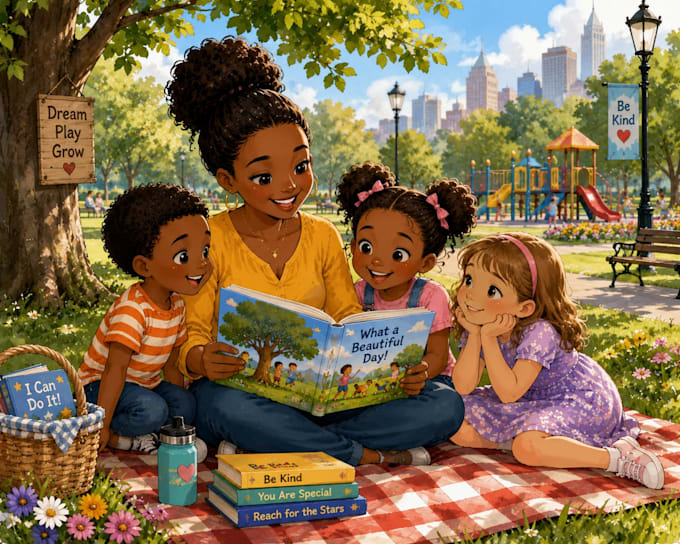 do procreate childrens book illustration
