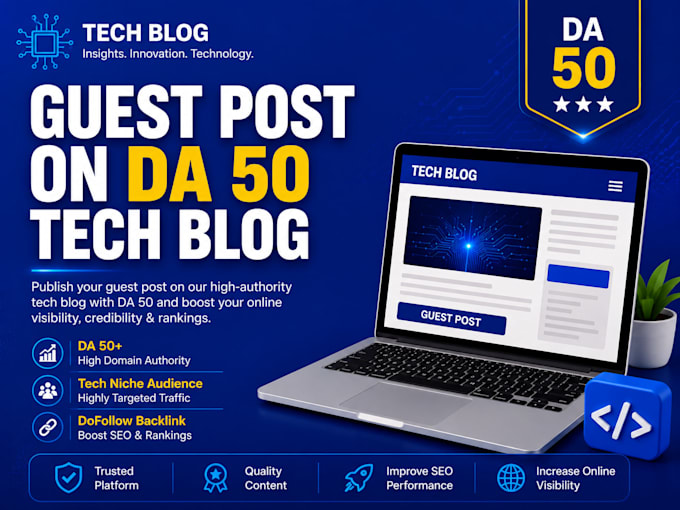 do guest post on da 50 tech blog