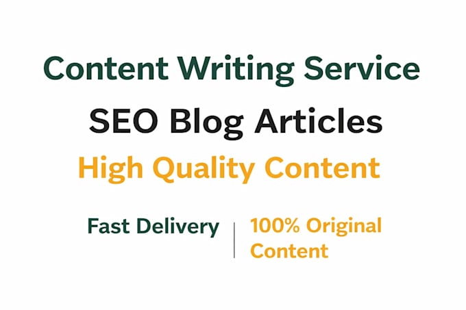 seo blog writing and article writing