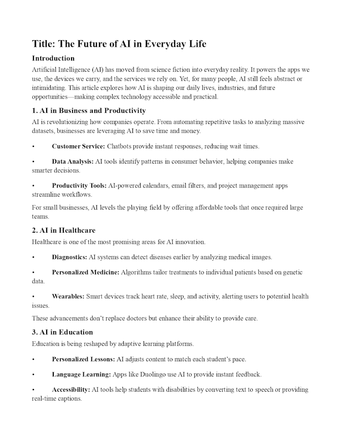 write content for 10 dollars