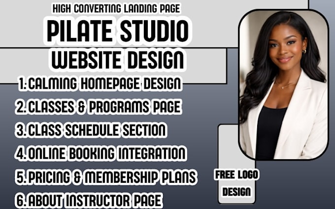 pilates studio website pilates instructor website yoga studio website