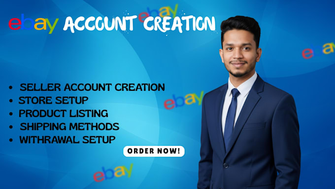 create, and setup your ebay seller account