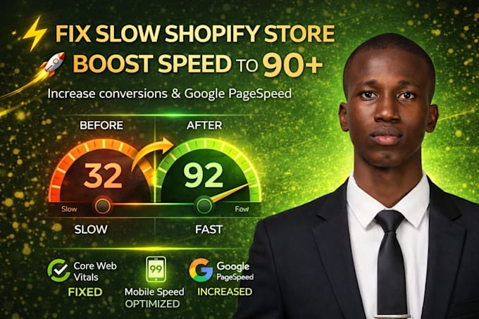 fix slow shopify store speed do shopify speed optimization and improve pagespeed