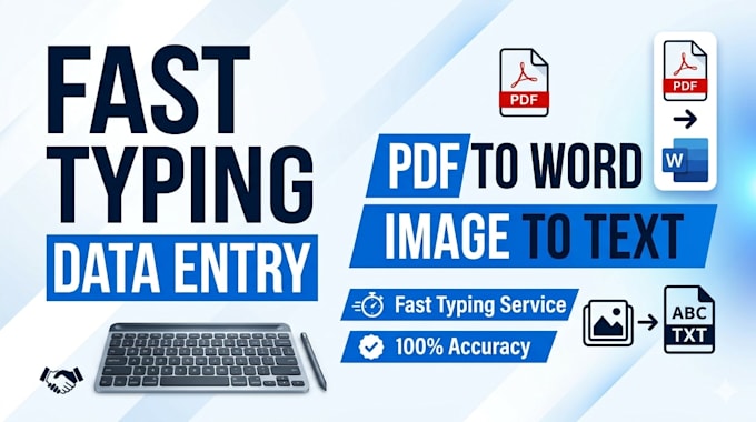 convert PDF, image or handwritten notes to word