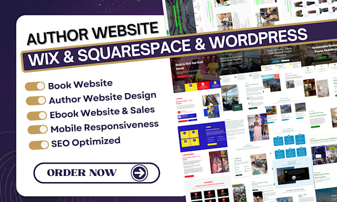 design redesign squarespace author website book author website wix ebook website