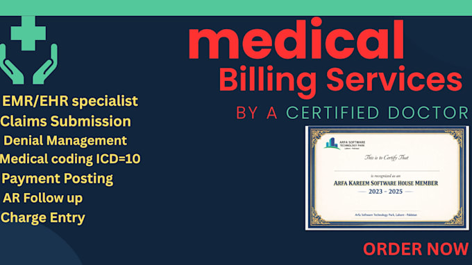 do medical billing, payment posting, denial handling