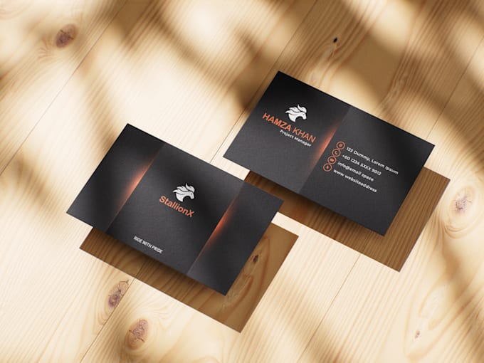 create a professional business card