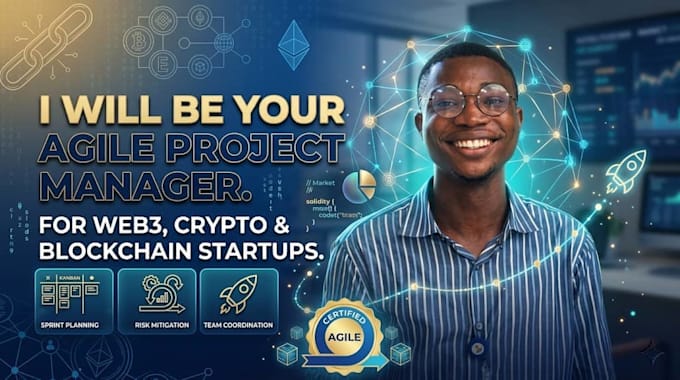 be your agile project manager for web3, crypto, and blockchain startups