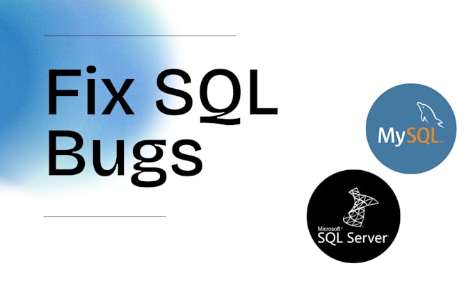 fix sql queries, database errors, and performance issues