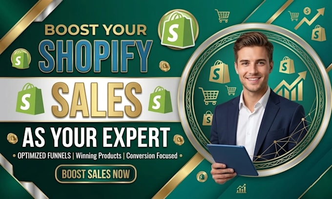 Be your shopify sales expert to build a high converting shopify store ...