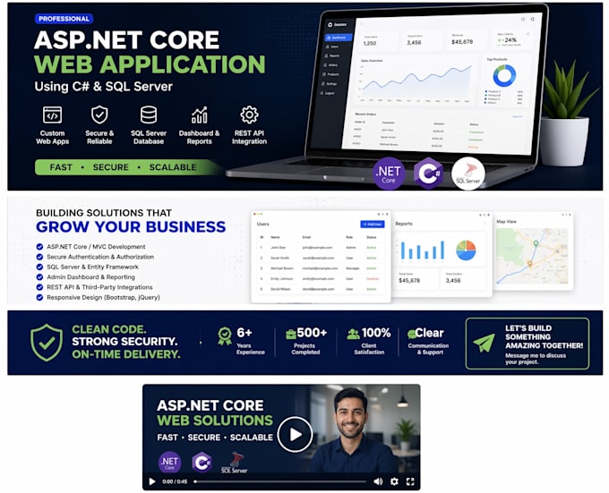 build custom gis web application using asp net core c sharp sql server
