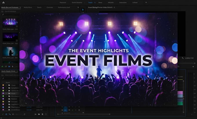 edit your event highlight video cinematic style
