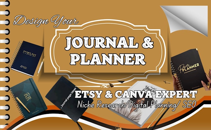 design etsy hyperlink research method journal digital planner