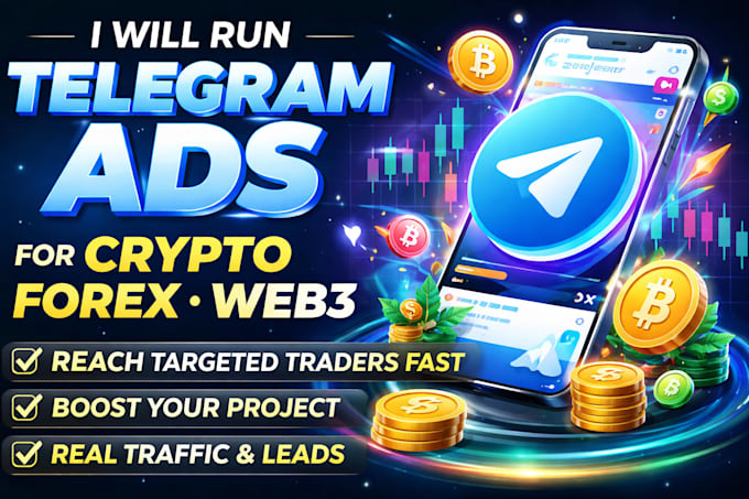 run telegram ads for crypto forex and web3 and reach targeted traders fast
