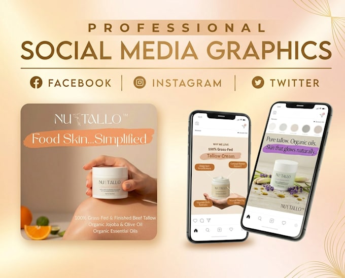 Design engaging social media posts your brand by Starllamstudio | Fiverr