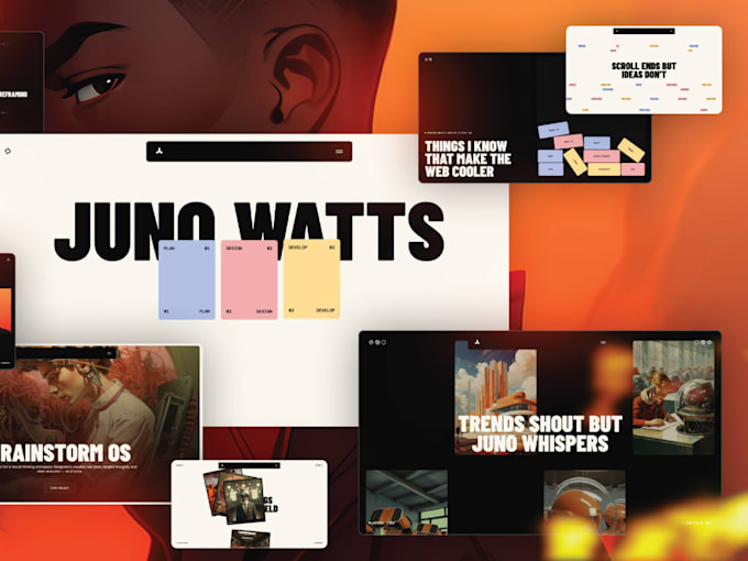 design business landing page for your service
