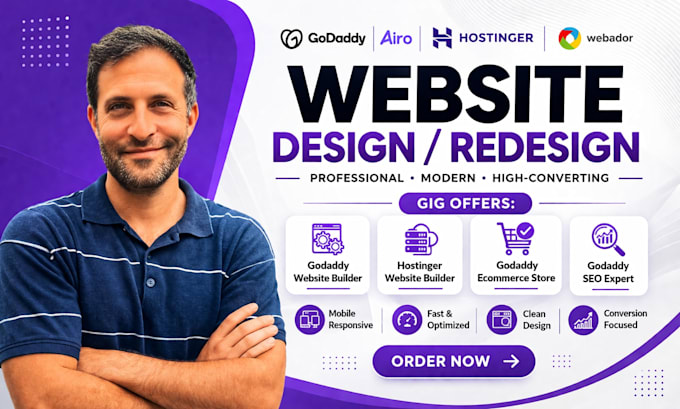 develop godaddy website design godaddy website redesign godaddy website builder