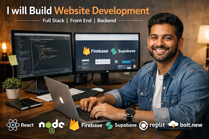backend firebase deploy vercel supabase web developer integrate api bolt base44